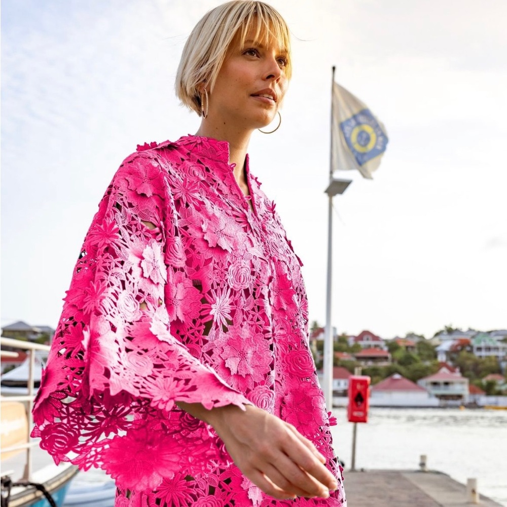 Sold out online. PINK CAFTAN